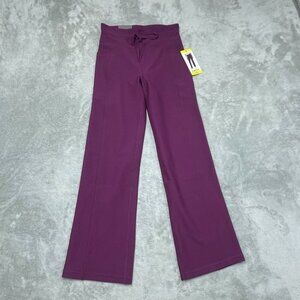 32 Degrees Cool High Rise Purple Wide Leg Pants Small Stretchy Fabric d0207